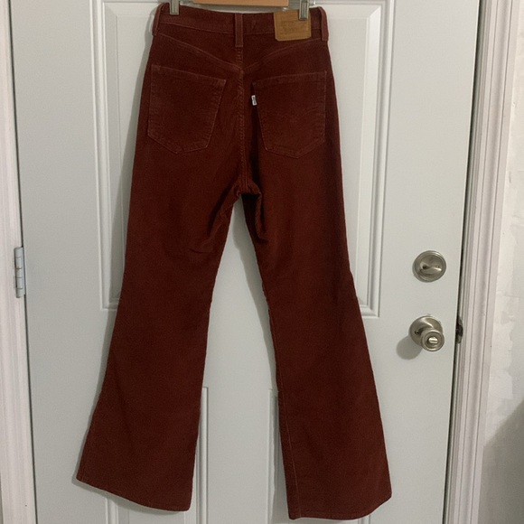 70s High rise flare corduroy. - Picture 5 of 9